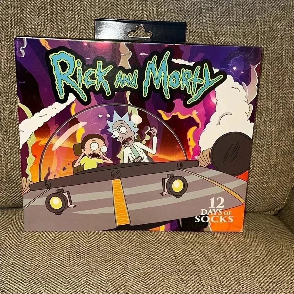 NWT RICK & MORTY 12 Days Of Socks Size 6-12 ‼️LAST ONE‼️